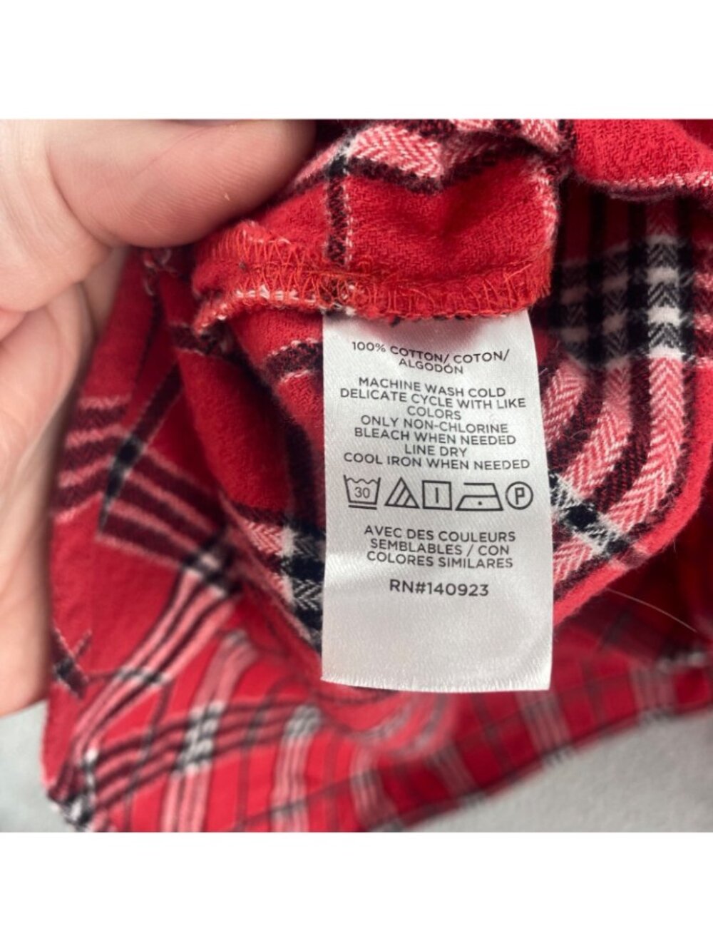 LOFT Shirt Womens Medium Red Plaid Flannel Button Up Long Sleeve Collared Casual - Picture 6 of 10